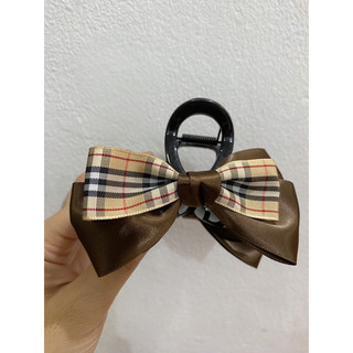 set kẹp tóc nơ xinh pha kẻ b .br hot trend