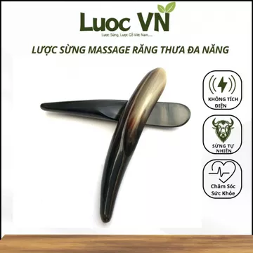 Dụng cụ diện chẩn ( cầy) bằng sừng, dụng cụ cạo gió massa day ấn huyệt lưu thông khí huyết, giảm căng thẳng