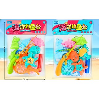 Bộ đồ chơi câu cá bằng nhựa nguyên sinh an toàn cho bé HT Toys