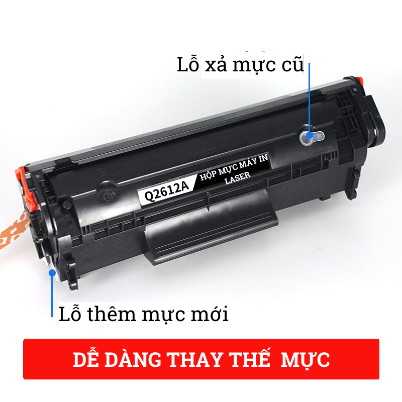 Hộp mực in Canon 2900 (Q2612A/FX9/303) - Mới FULL BOX Nhập Khẩu Siêu Nét