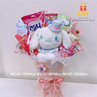 hoả tốc 💗 Set quà Cinamoroll màu hồng - quà tặng sinh nhật bé gái - gấu bông Cinnamoroll ( ngẫu nhiên)