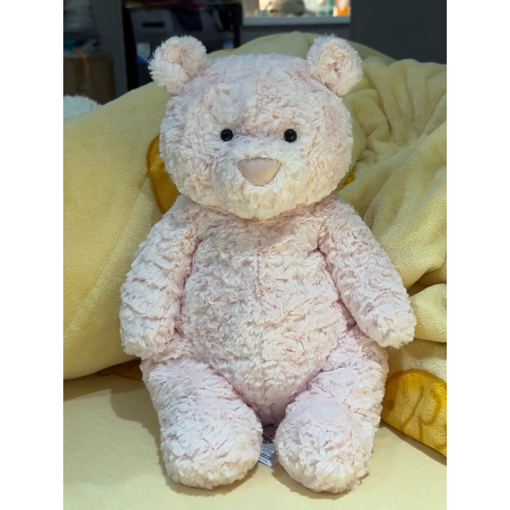 Gấu Thú Bông Gấu Teddy Lông Hồng Quà Tặng Độc Đáo Lông Xù Siêu Mềm Mịn Siêu Dễ Thươnấu