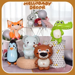 Bóng hình thú rừng Anime - động vật đáng yêu trang trí sinh nhật (60cm)