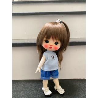 Set áo thun quần jean hình ngâu nhien size dian mập,cừu bé,6 nhỏ(Size khác vui lòg inbox shop)