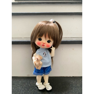 Set áo thun quần jean hình ngâu nhien size dian mập,cừu bé,6 nhỏ(Size khác vui lòg inbox shop)