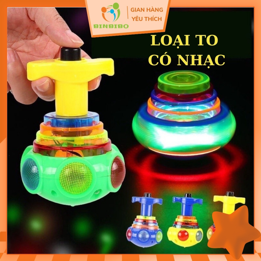 Con quay phát sáng nhiều màu sắc cho bé - Binbibo