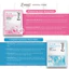 COMBO 2 Hộp 10 mặt nạ vải Tencel Emmie Cấp ẩm Xanh Dưỡng sáng da - Hồng 25gx20 (Phiên bản nâng cấp 25g+Có định hình)