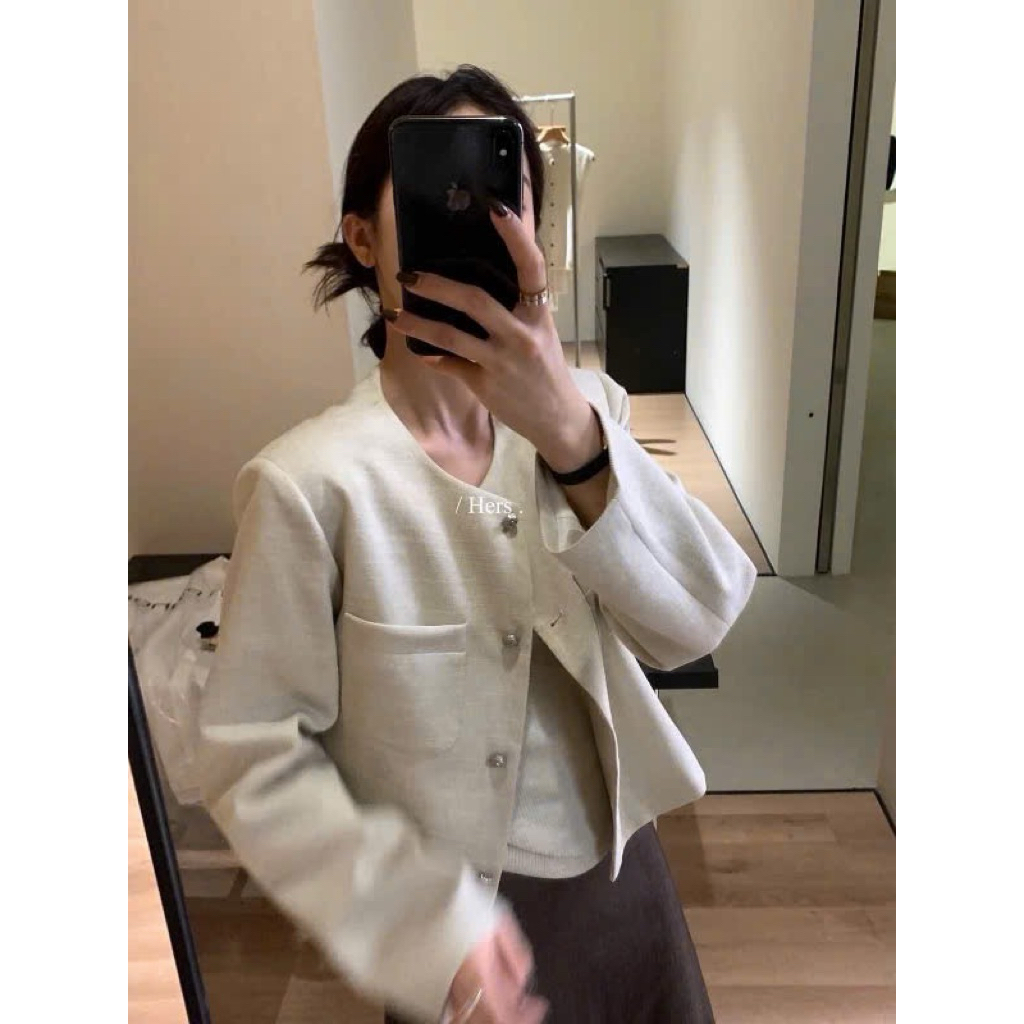 (XẢ KHO) Áo blazer túi hộp 2 lớp hàng QC 3532