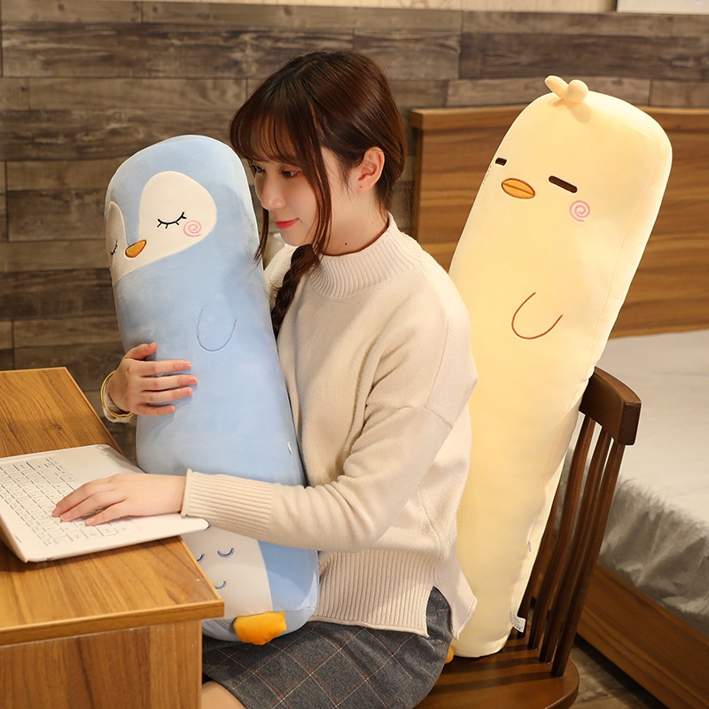 Gấu Bông Dài Ôm Hình Động Vật Dễ Thương, Gối Ngủ Mềm Mại Cao Cấp Cho Bé Và Người Lớn G173