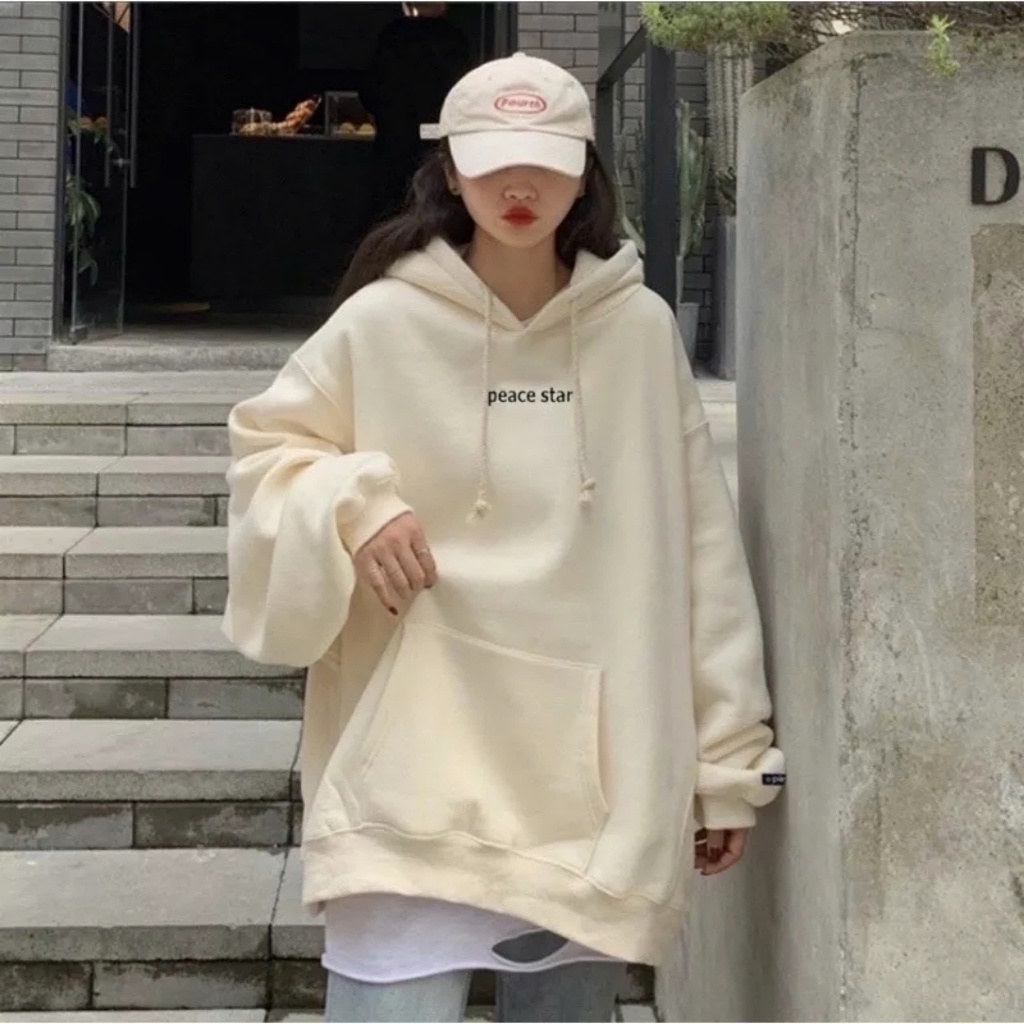 Áo khoác hoodie zip nam nữ 2 túi in chữ TEACH PEACE form rộng jacket unisex có khóa kéo vải nỉ bông dày mịn C1