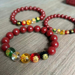 Vòng tay chu sa ngũ lộ thần mang phong thủy thu hút tài vận và bảo mệnh cho gia chủ