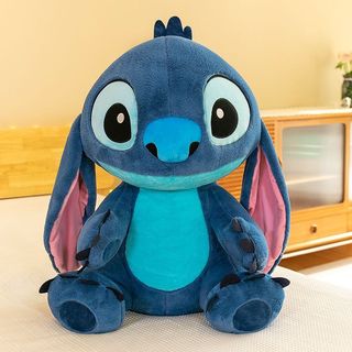 Thú bông Stitch màu xanh đậm mắt xanh, giao từ kho Hà Nội
