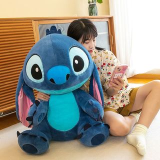 Thú bông Stitch màu xanh đậm mắt xanh, giao từ kho Hà Nội