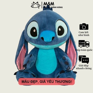 Thú bông Stitch màu xanh đậm mắt xanh, giao từ kho Hà Nội