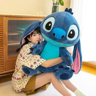 Thú bông Stitch màu xanh đậm mắt xanh, giao từ kho Hà Nội