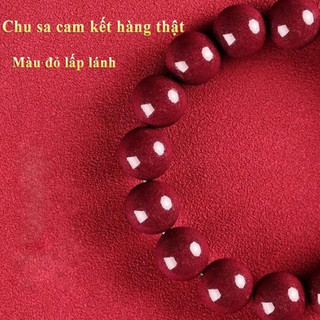 Vòng tay Chu sa Ngũ Lộ Thần Tài - Vòng Tay May Mắn Năm Vị Thần Giàu Vàng Cát Chuyển Hạt Vòng Tay