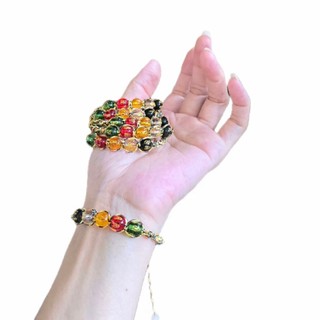 VÒNG TAY NGŨ SẮC CÂN BẰNG NGŨ HÀNH MAY MẮN BÌNH AN