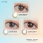 Kính áp tròng khoá ẩm 10H 3 tháng màu Lavier Brown, Lavier Choco, Lavier Gray (Lens cận Outlet) -