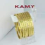 Bộ ximen hoa mặt trời mạ vàng 18K khóa lưỡi gà – Lắc tay thời trang cao cấp Bộ 07 Chiếc