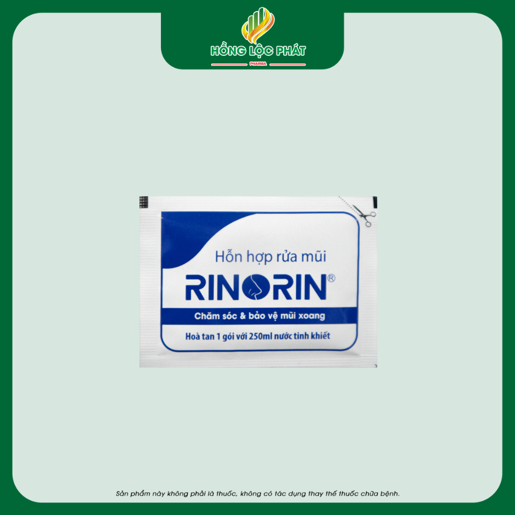 RINORIN HỘP 30 GÓI RỬA MŨI