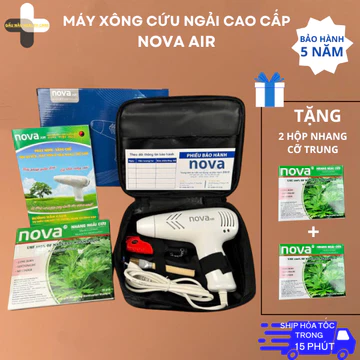 Máy Cứu Ngải Nova - Máy Cứu Ngải Hải Phòng Mẫu Mới 2025 Cải Tiến Buồng Tăng Áp, Xông Ngải Cứu Chữa Xương Khớp, Đau Lưng