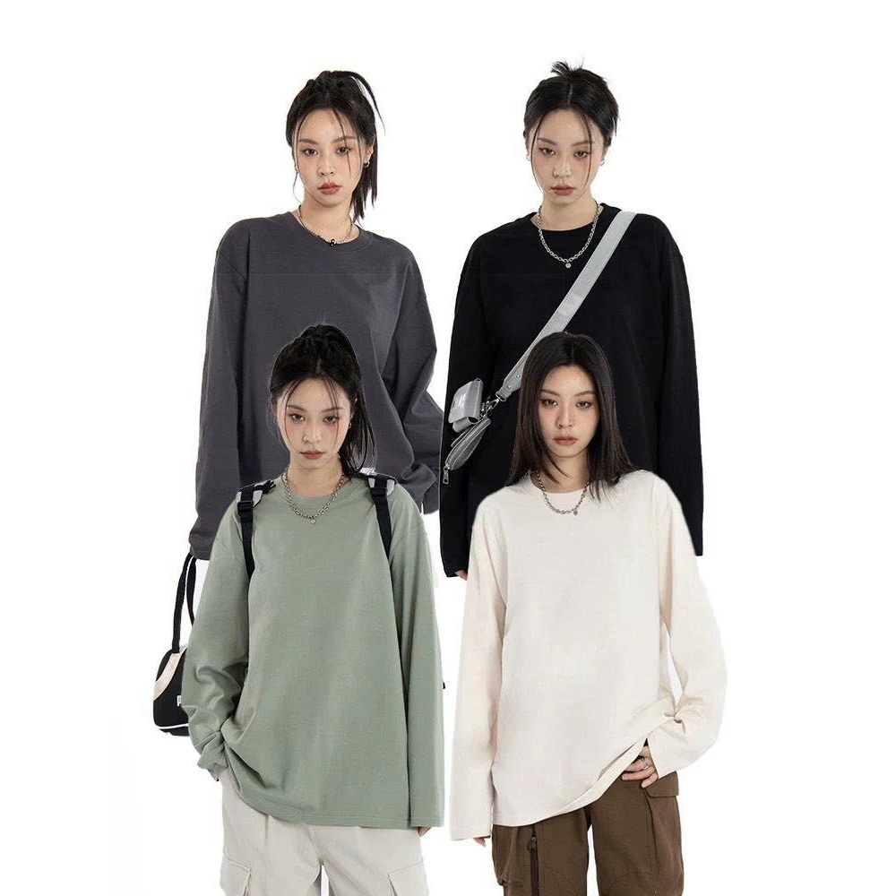 ÁO THUN TAY DÀI FULL MÀU BASIC CHẤT COTTON DỄ PHỐI ĐỒ TD Genz