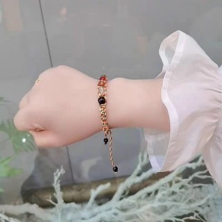 Vòng ngũ sắc phối 5 đá ngũ hành bình an may mắn, vòng tay phong thuỷ cao cấp