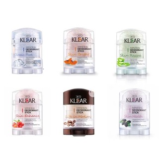 Lăn Khử Mùi Đá Khoáng DEO KLEAR 70g Thái Lan, Giảm Tiết Mồ Hôi, Khô Thoáng Cả Ngày