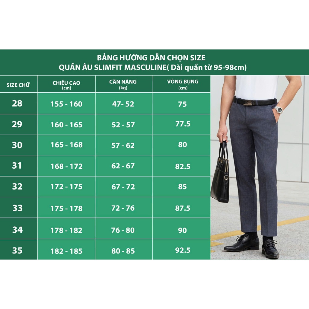 Quần kaki nam Masculine cao cấp, dáng slim fit ôm sát, co giãn tốt, phối đồ dễ dàng - MK23.1