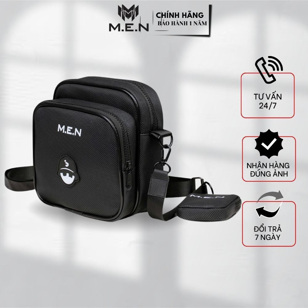 Túi đeo chéo thiếu niên Men BX7 mini nhiều ngăn [CÓ BẢO HÀNH]