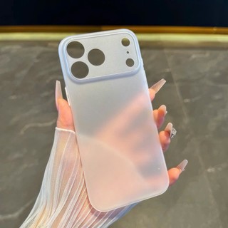 Ốp lưng TPU nhám mềm mỏng chống bám vân tay cho iPhone 17 16 15 14 13 12 pro/promax/plus/air-N1