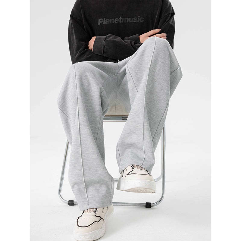 Quần Nỉ Nam FABUMAN Dài Kẻ gân Form Rộng cạp chun Chất Nỉ 2da ống rộng kèm dây rút dáng Suông UNISEX Bigsize | BigBuy360 - bigbuy360.vn
