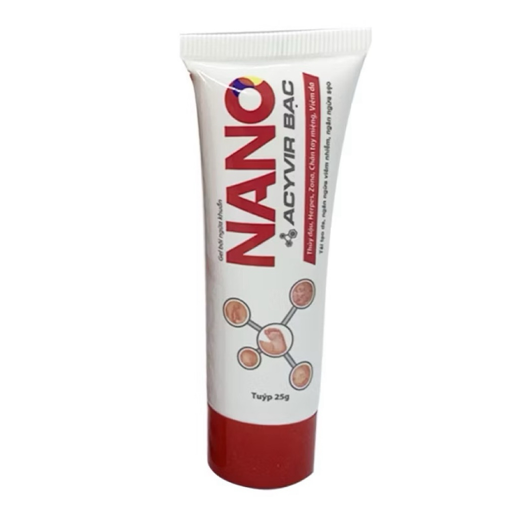✅ (CHÍNH HÃNG) Gel bôi ngừa khuẩn Nano Acyvir Bạc- chuẩn, date xa