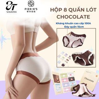Hộp Quà Nội Y CHOCOLATE Nữ Lụa Tencel Cao Cấp, Quần Lót Kháng Khuẩn, Mềm Mại, Ôm Dáng- SCL888