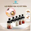 Lọ đựng gia vị có thìa, hủ đựng gia vị bằng thủy tinh cao cấp kèm muỗng chống côn trùng