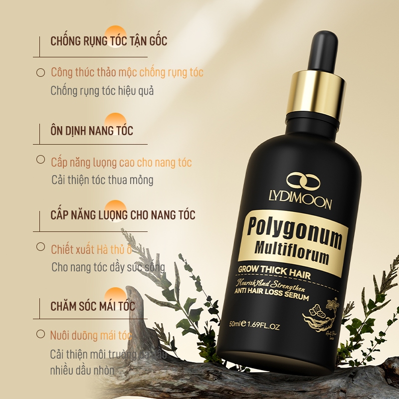 Serum mọc tóc Tinh chất thảo dược chống rụng tóc Giúp tóc mọc hiệu quả Nuôi dưỡng da đầu 50ml