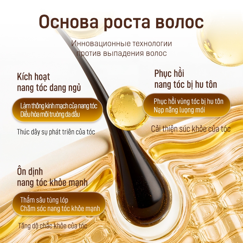 Serum mọc tóc Tinh chất thảo dược chống rụng tóc Giúp tóc mọc hiệu quả Nuôi dưỡng da đầu 50ml