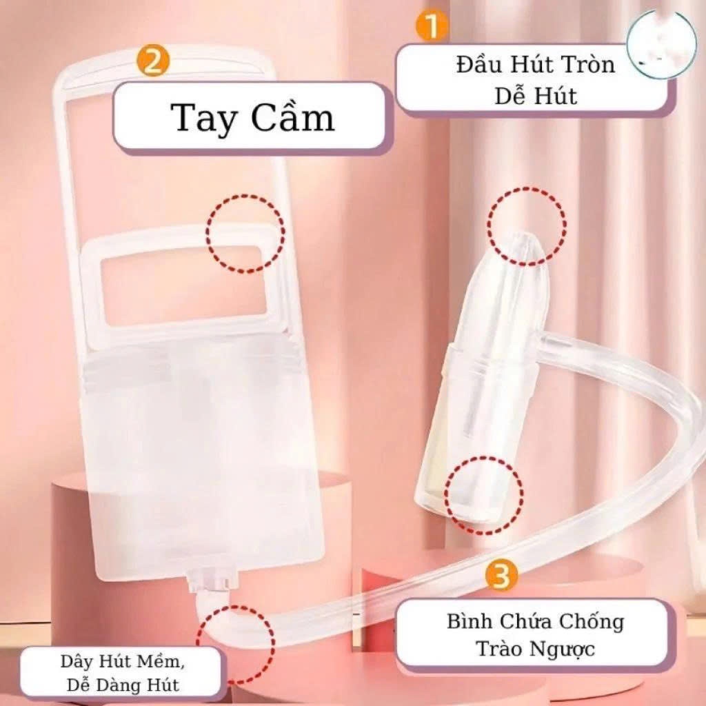 (Loại 1) Dụng Cụ Hút Mũi Cầm Tay Nasal Chính Hãng  Dễ Sử Dụng, Không Gây Tổn Thương Cho Bé An Toàn