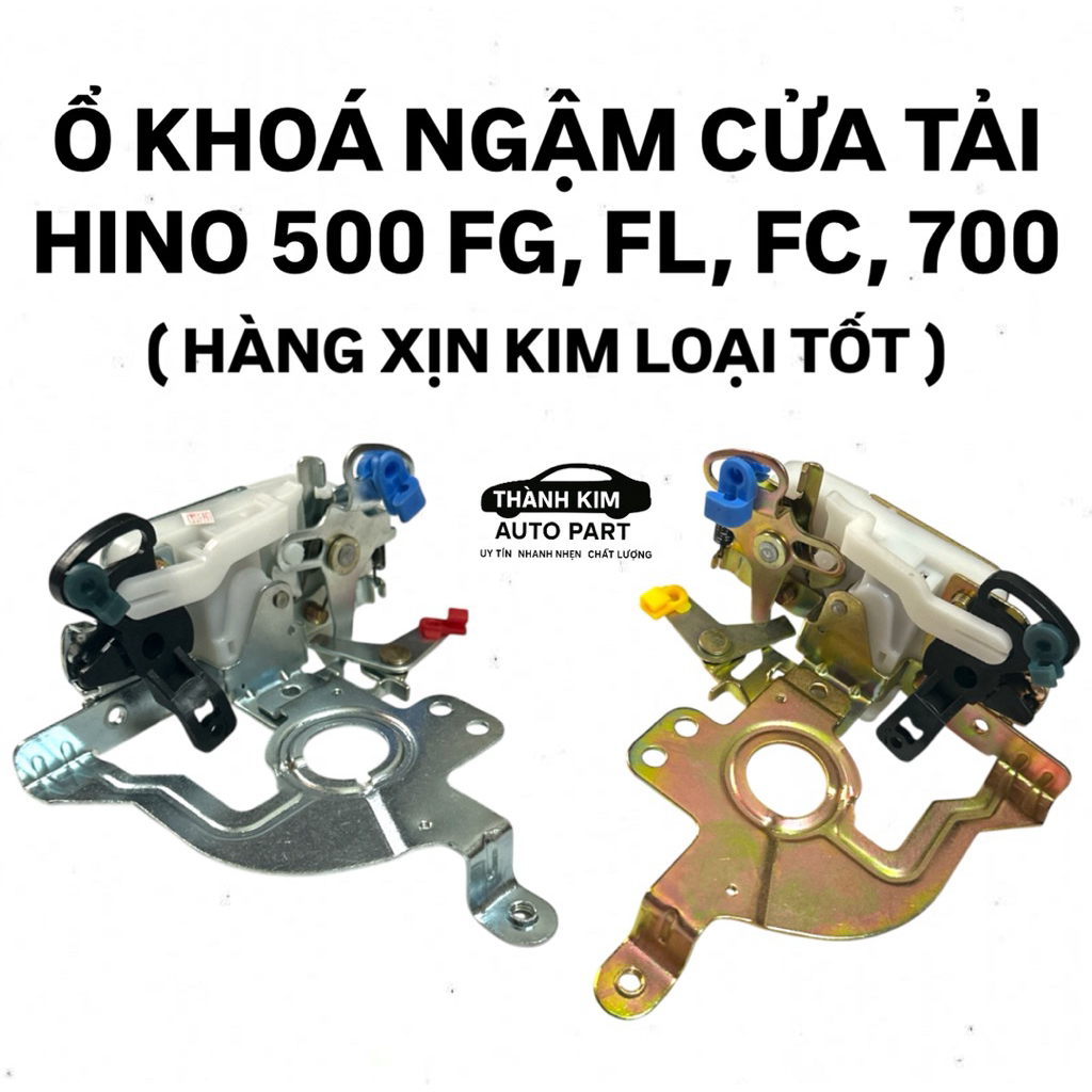 Ổ KHOÁ NGẬM CỬA TẢI HINO 500 FG, FL, FC, HINO 700