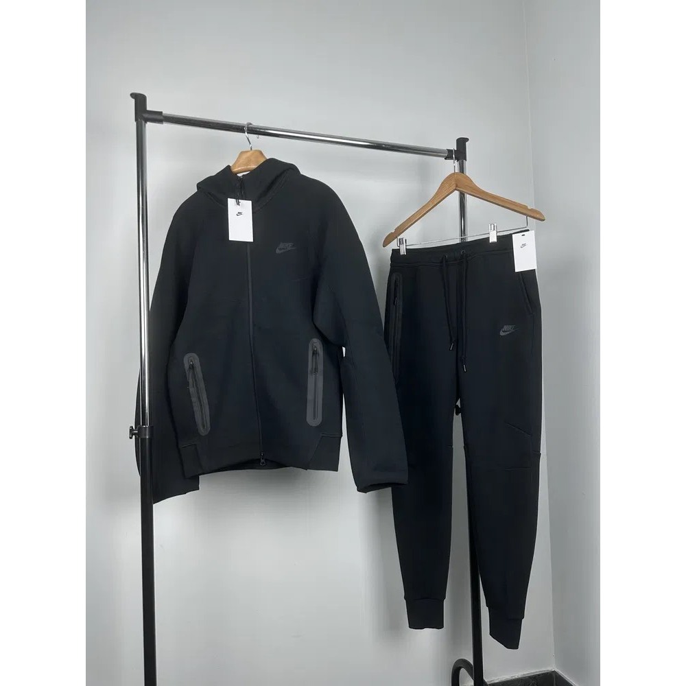 Nike Teck Ver 2 Black ( bản best quality vải chính hãng 100%)