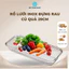 Rổ lưới inox đựng thức ăn chiên , ráo rau củ dày dặn sáng bóng cao cấp