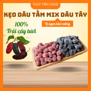 KẸO MIX DÂU TẰM, DÂU TÂY