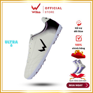 Giày Đá bóng Wika Ultra 6 Đinh TF Bám Sân, Da PU Siêu Bền, Chống nước, Đã Khâu full đế