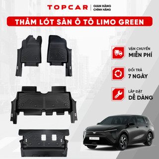 Thảm lót sàn ô tô LIMO GREEN TOPCAR chất liệu nhựa TPE nguyên sinh cao cấp không chứa chất độc hại