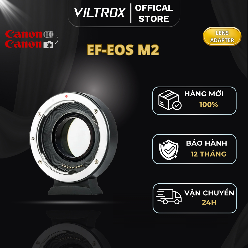 Ngàm chuyển Viltrox EF-EOS M2