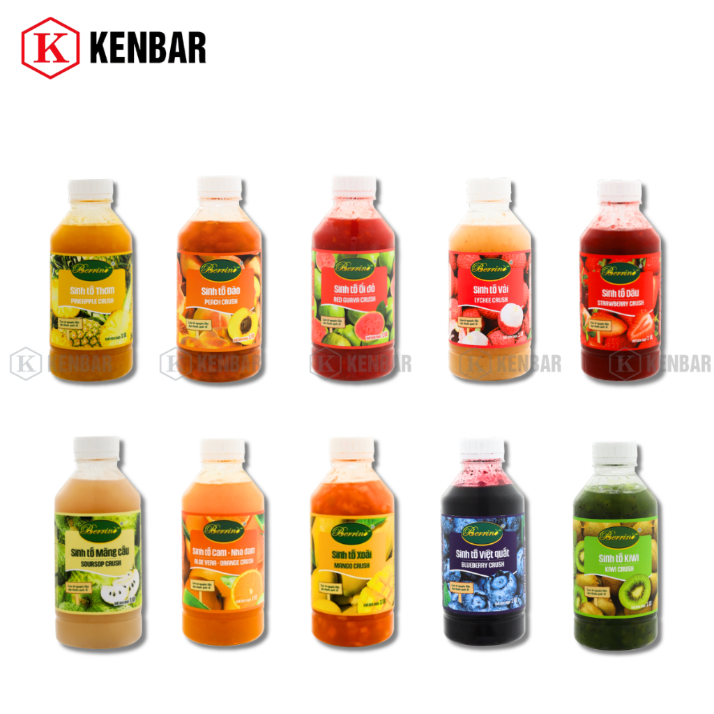 Sinh Tố Berrino Chai 1L  – Nguyên Liệu Pha Chế KENBAR