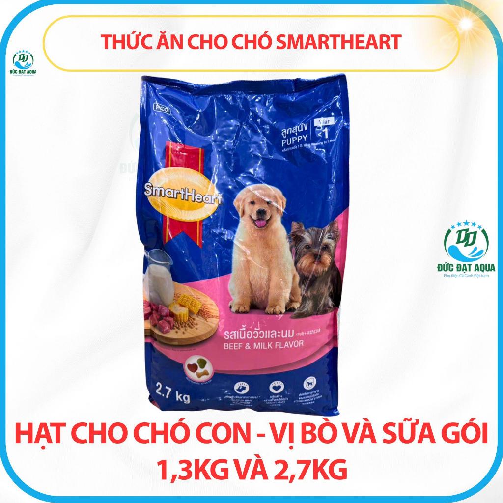 Thức ăn Cho Chó Con smartheart 1.3kg & 2,7kg-Hạt Cho Chó Tăng Cường Hệ Miễn Dịch Cho Thú Cưng 2