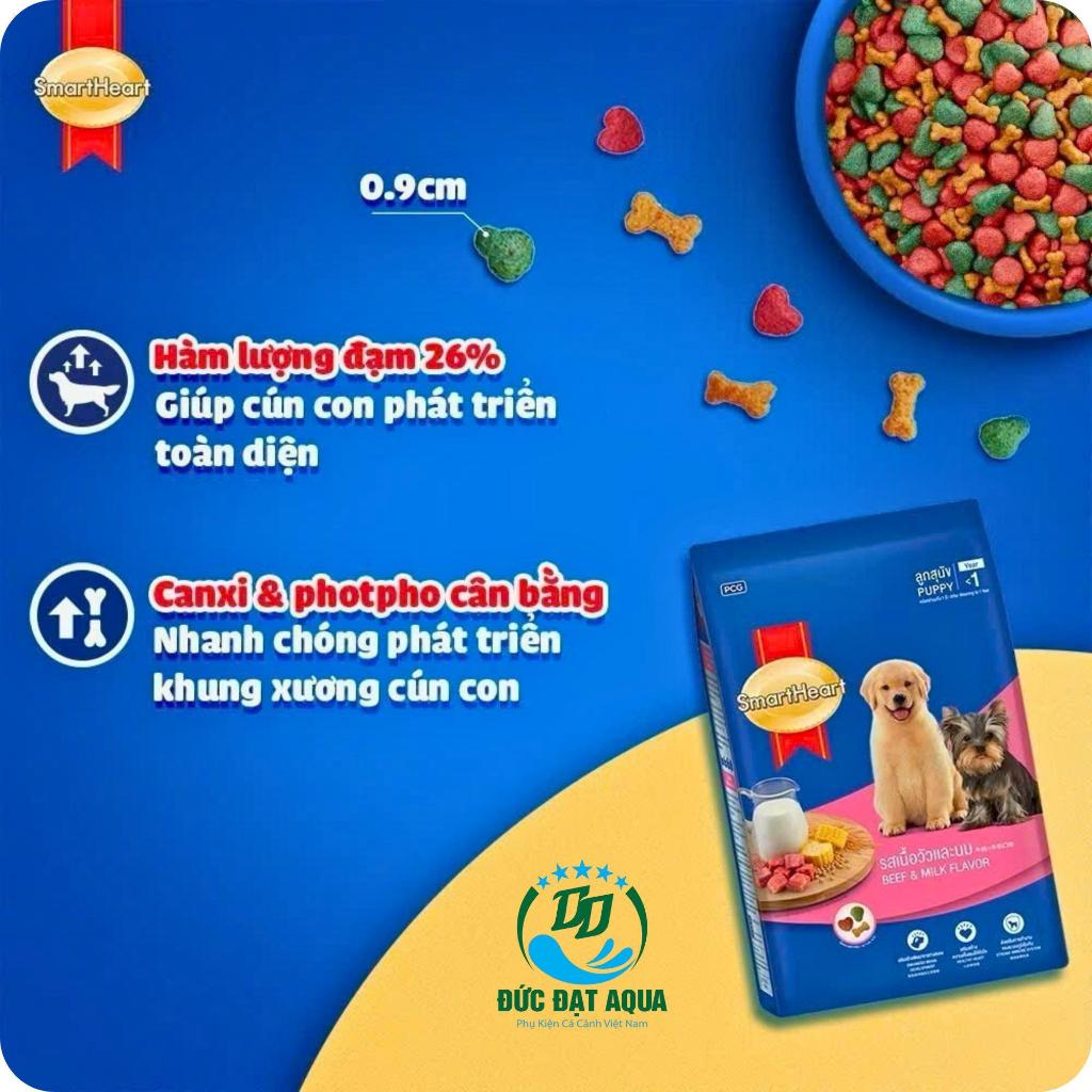 Thức ăn Cho Chó Con smartheart 1.3kg & 2,7kg-Hạt Cho Chó Tăng Cường Hệ Miễn Dịch Cho Thú Cưng 5