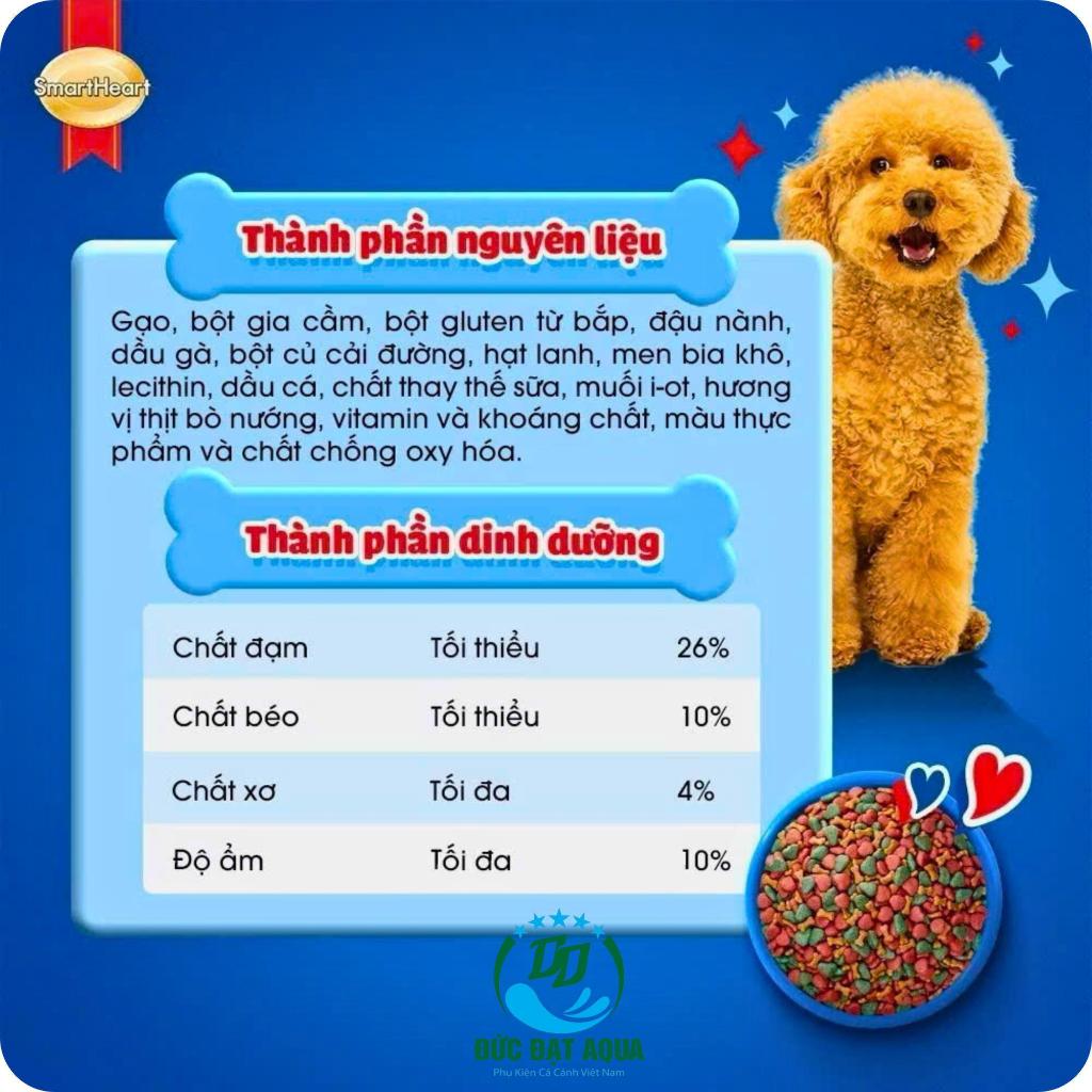 Thức ăn Cho Chó Con smartheart 1.3kg & 2,7kg-Hạt Cho Chó Tăng Cường Hệ Miễn Dịch Cho Thú Cưng 6