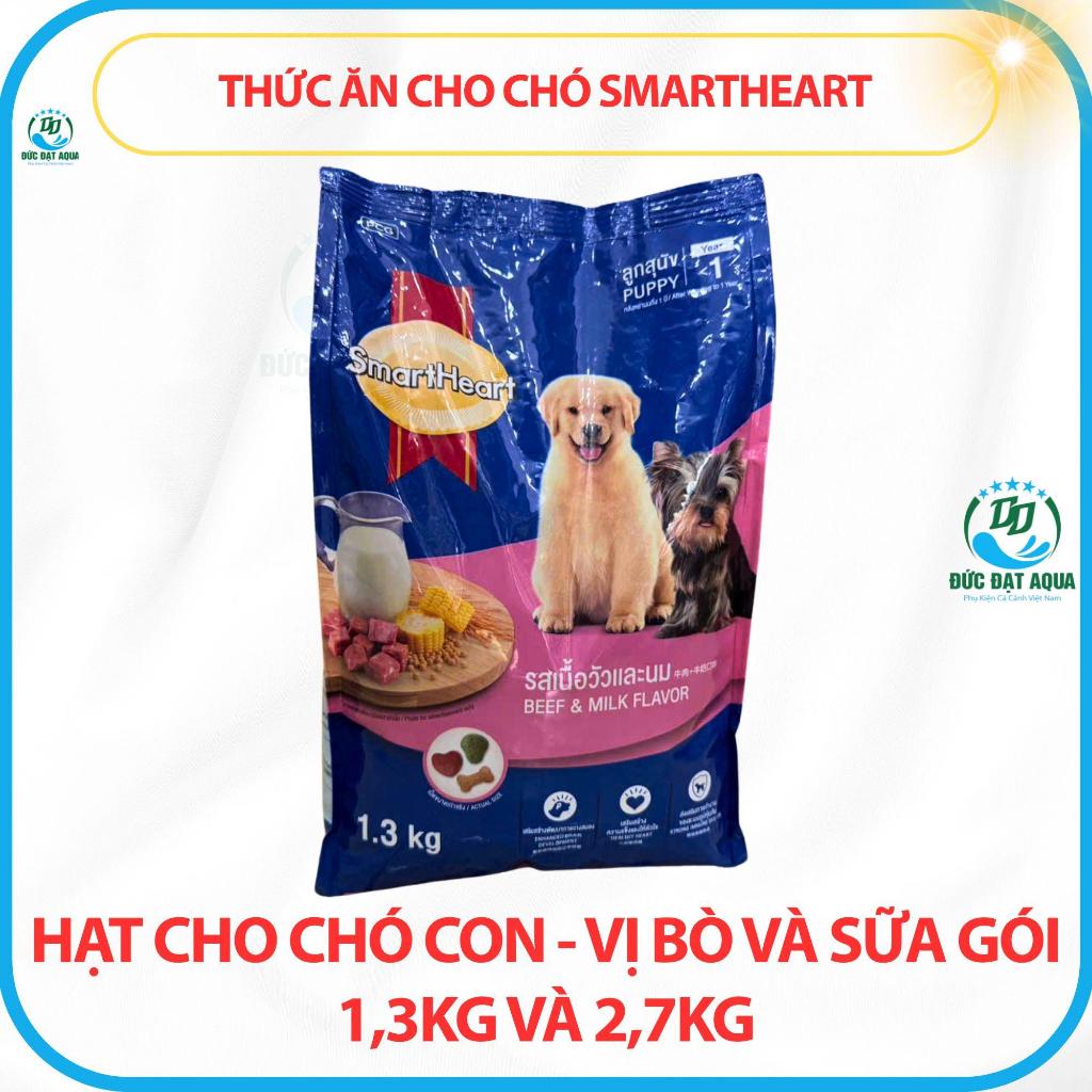 Thức ăn Cho Chó Con smartheart 1.3kg & 2,7kg-Hạt Cho Chó Tăng Cường Hệ Miễn Dịch Cho Thú Cưng 4